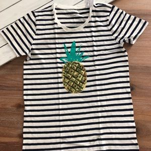 NWT j crew factory collector tee pineapple